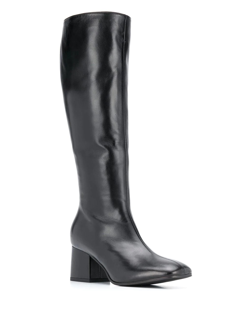 knee-length block-heel 75mm boots - 2