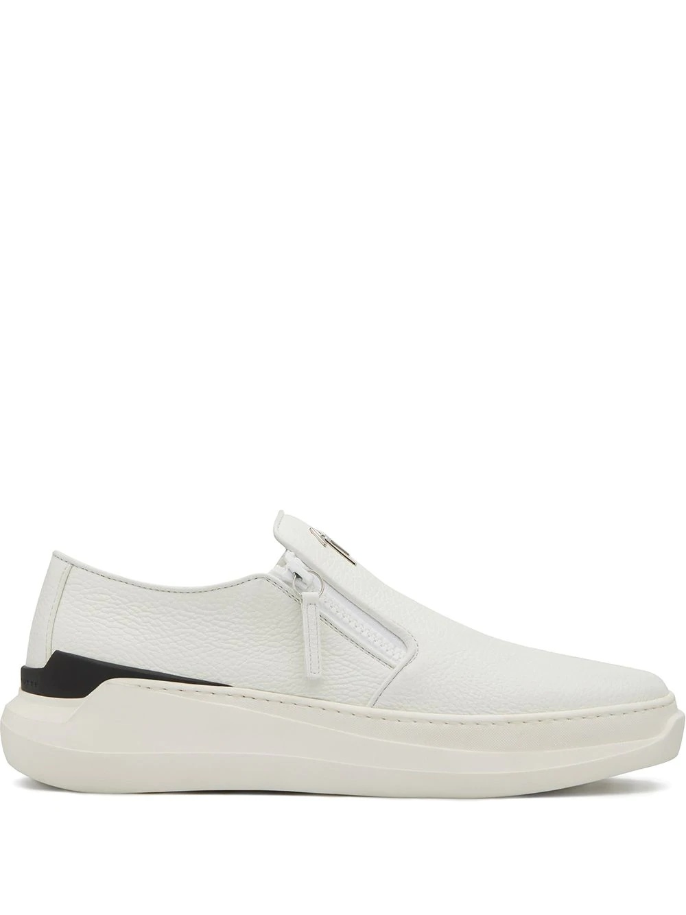 Conley zipped low-top sneakers - 1