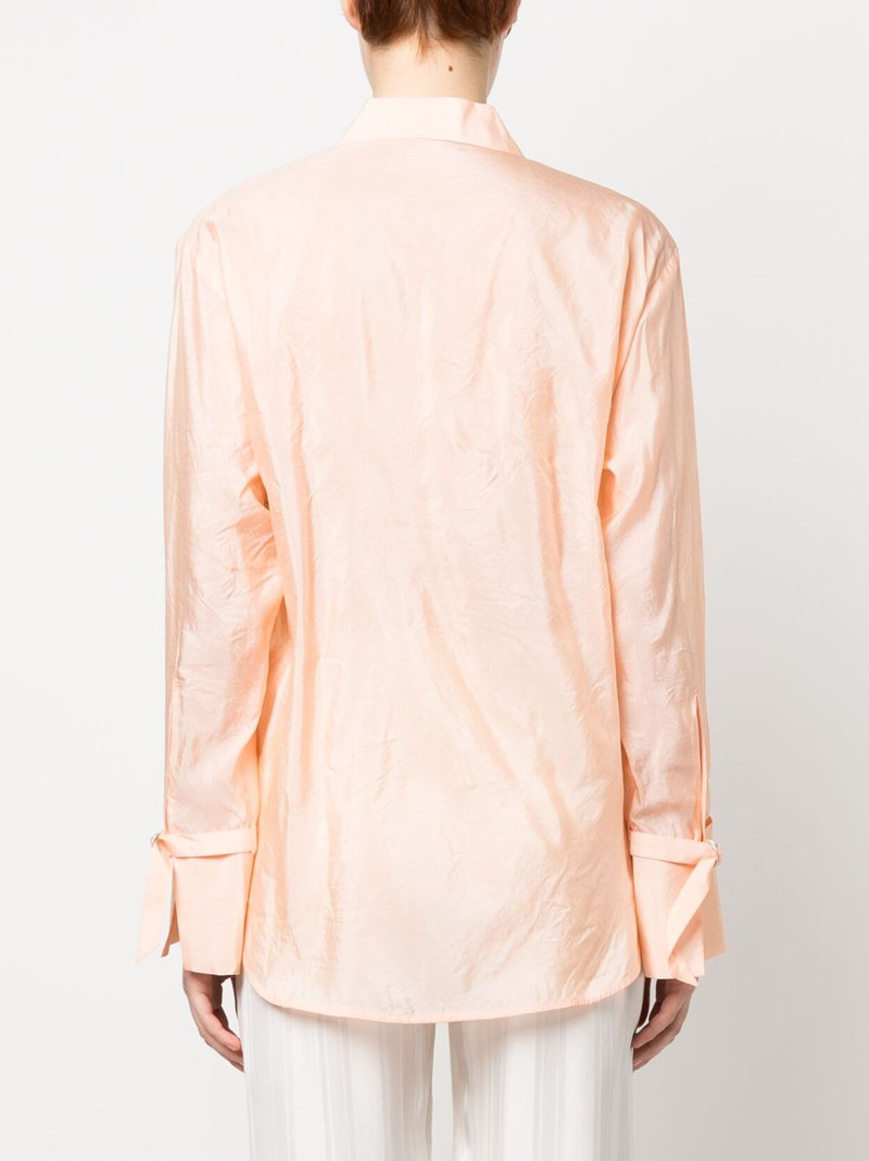 cuff strap silk shirt 4