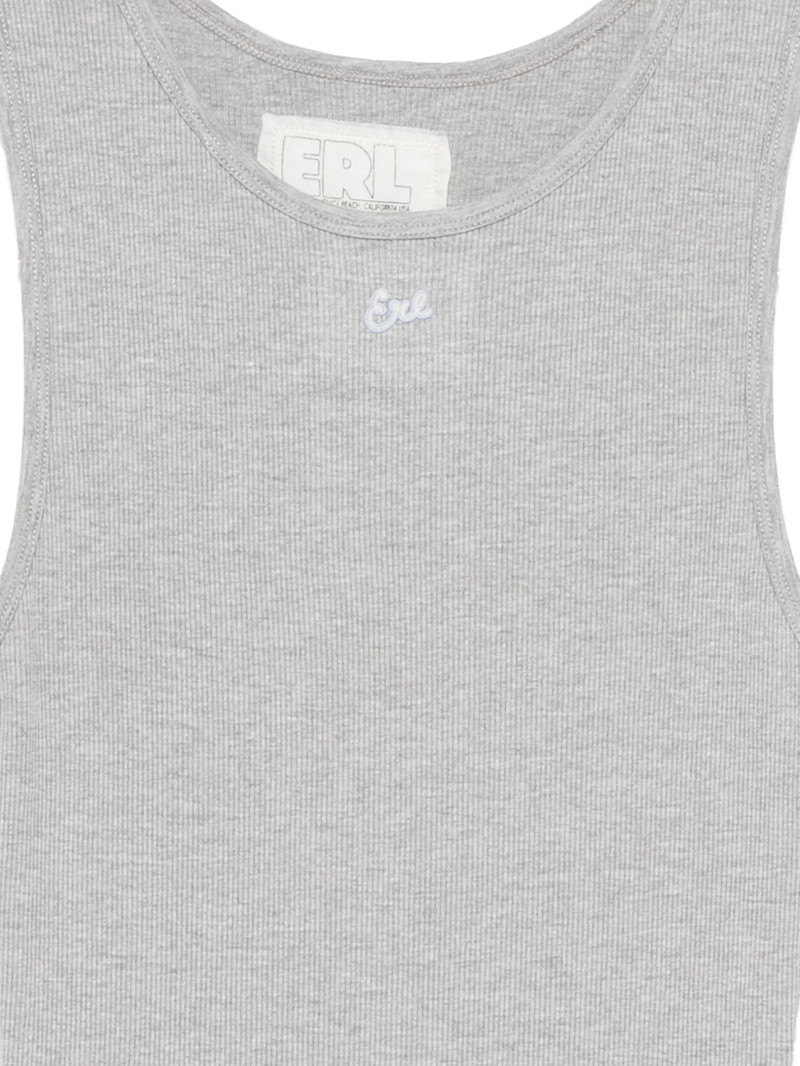 Erl Ribbed Logo Tank Top 4