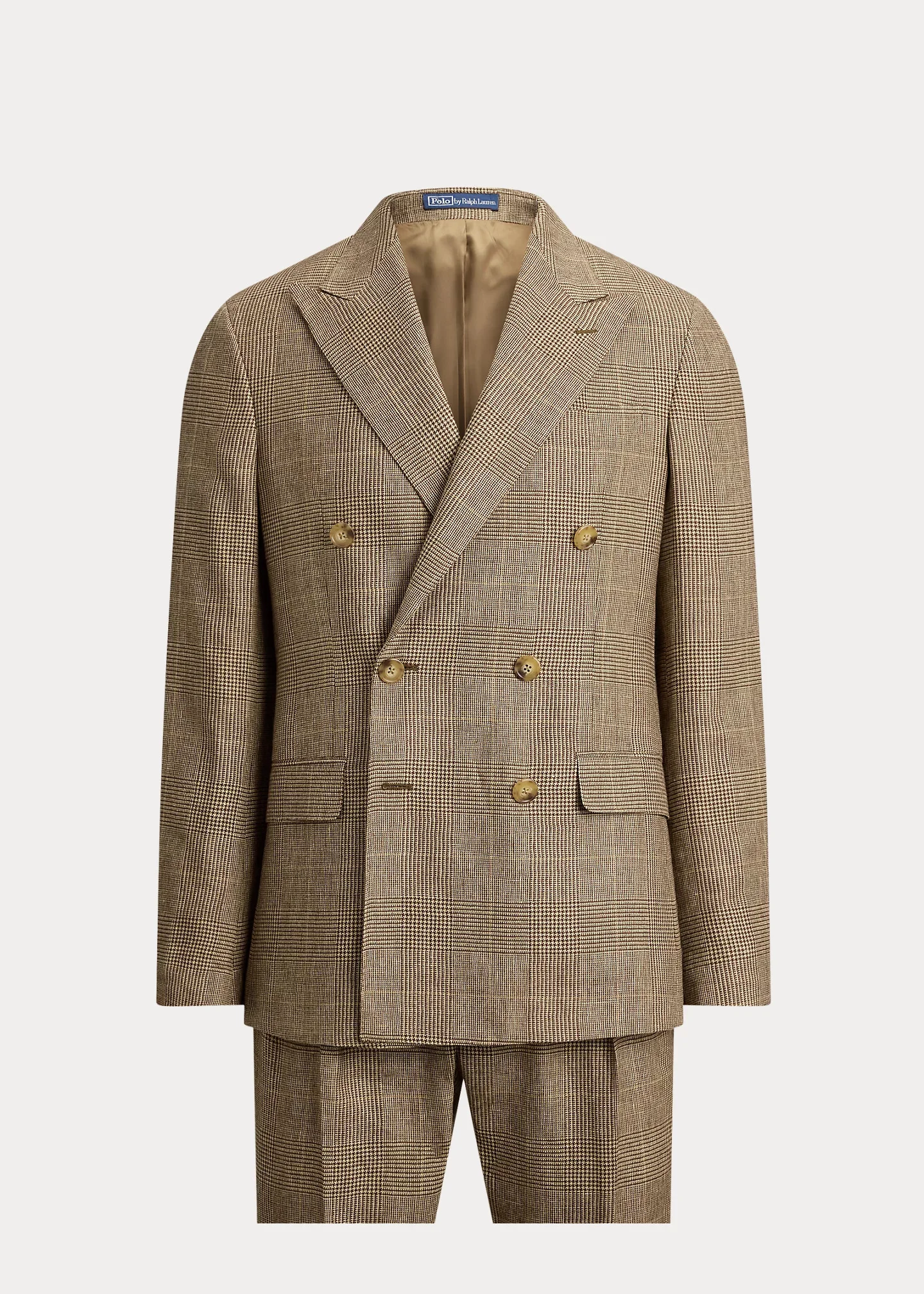 Polo Tailored Fit Glen Plaid Suit - 1