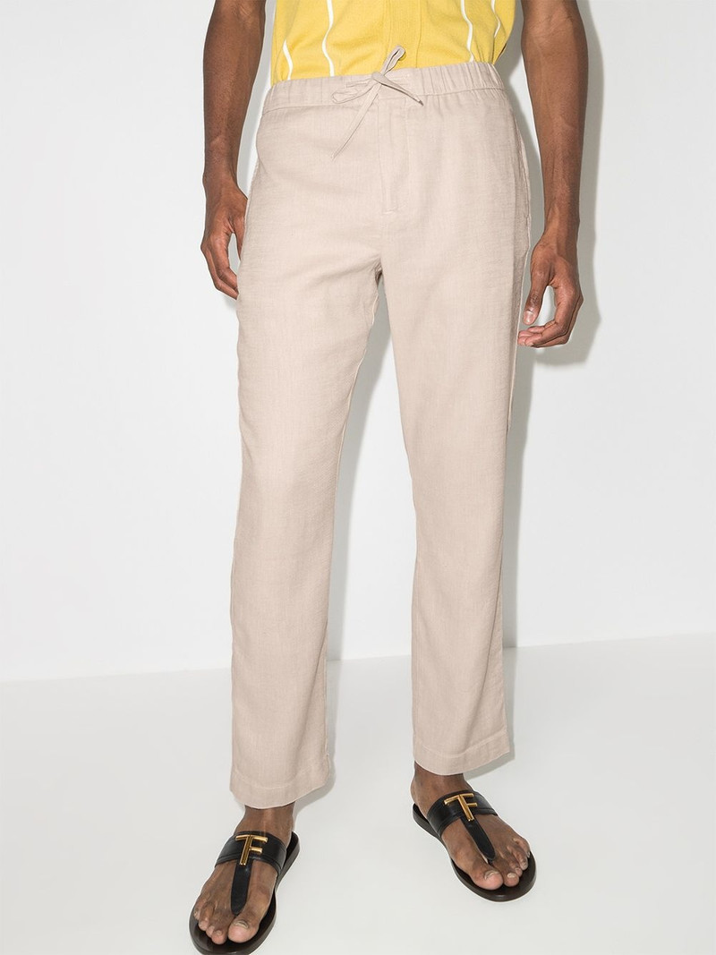 FRESCOBOL CARIOCA Oscar drawstring chino trousers outlook
