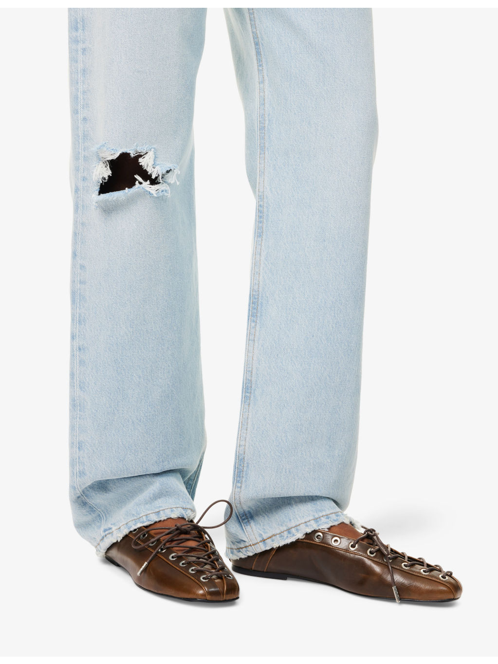 Kelly Jean Straight-Leg Denim Jeans - 5