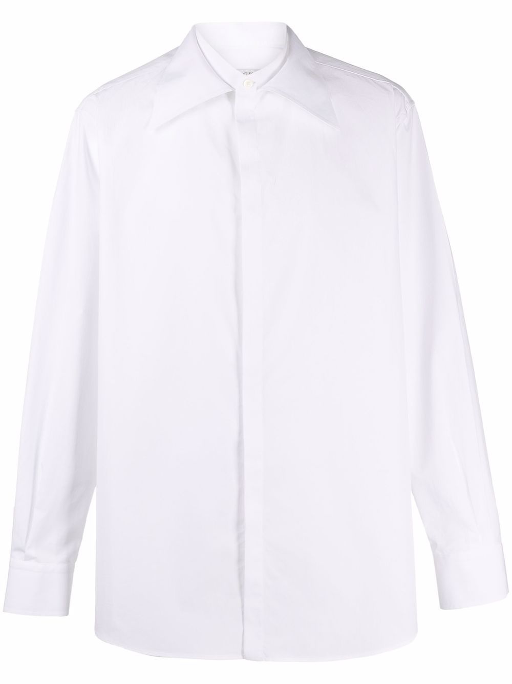 oversize collar shirt - 1