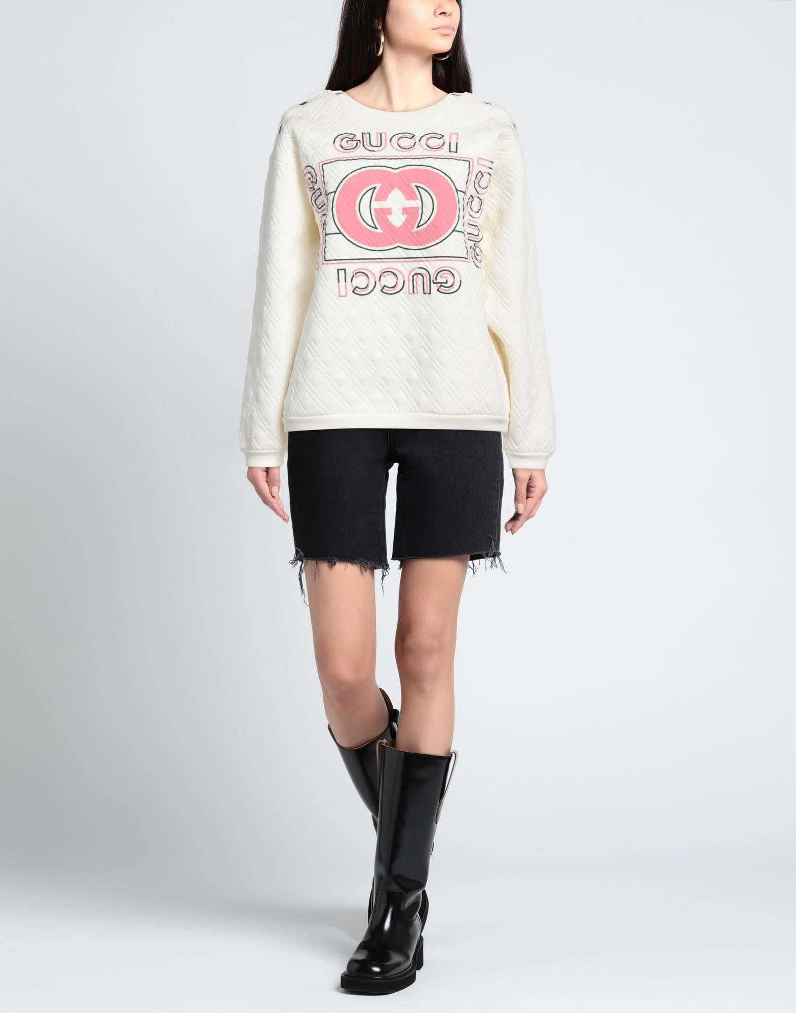 White Women's Sweatshirt - 2