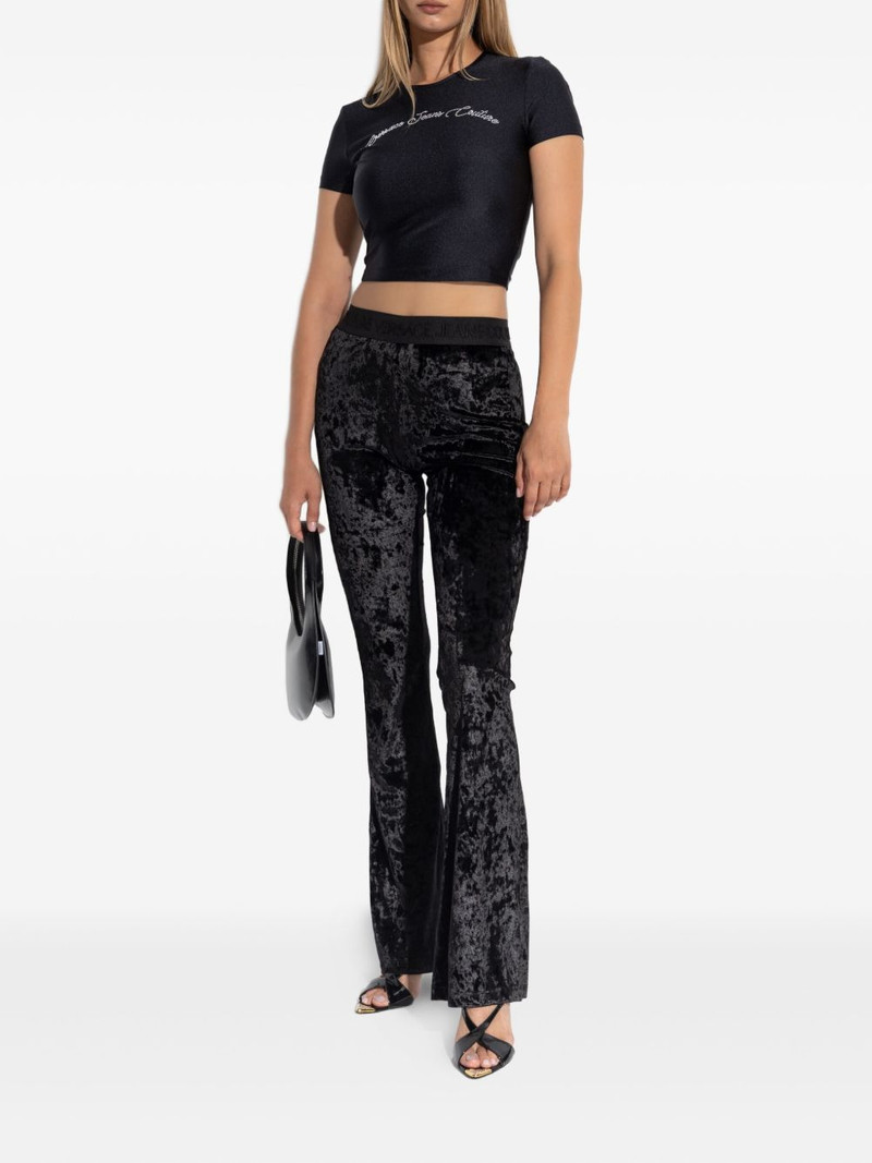 VERSACE JEANS COUTURE rhinestone-embellished T-shirt outlook