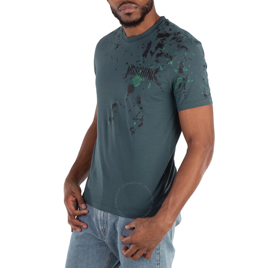 Moschino Painted Splatter Stretch Jersey T-Shirt - 4