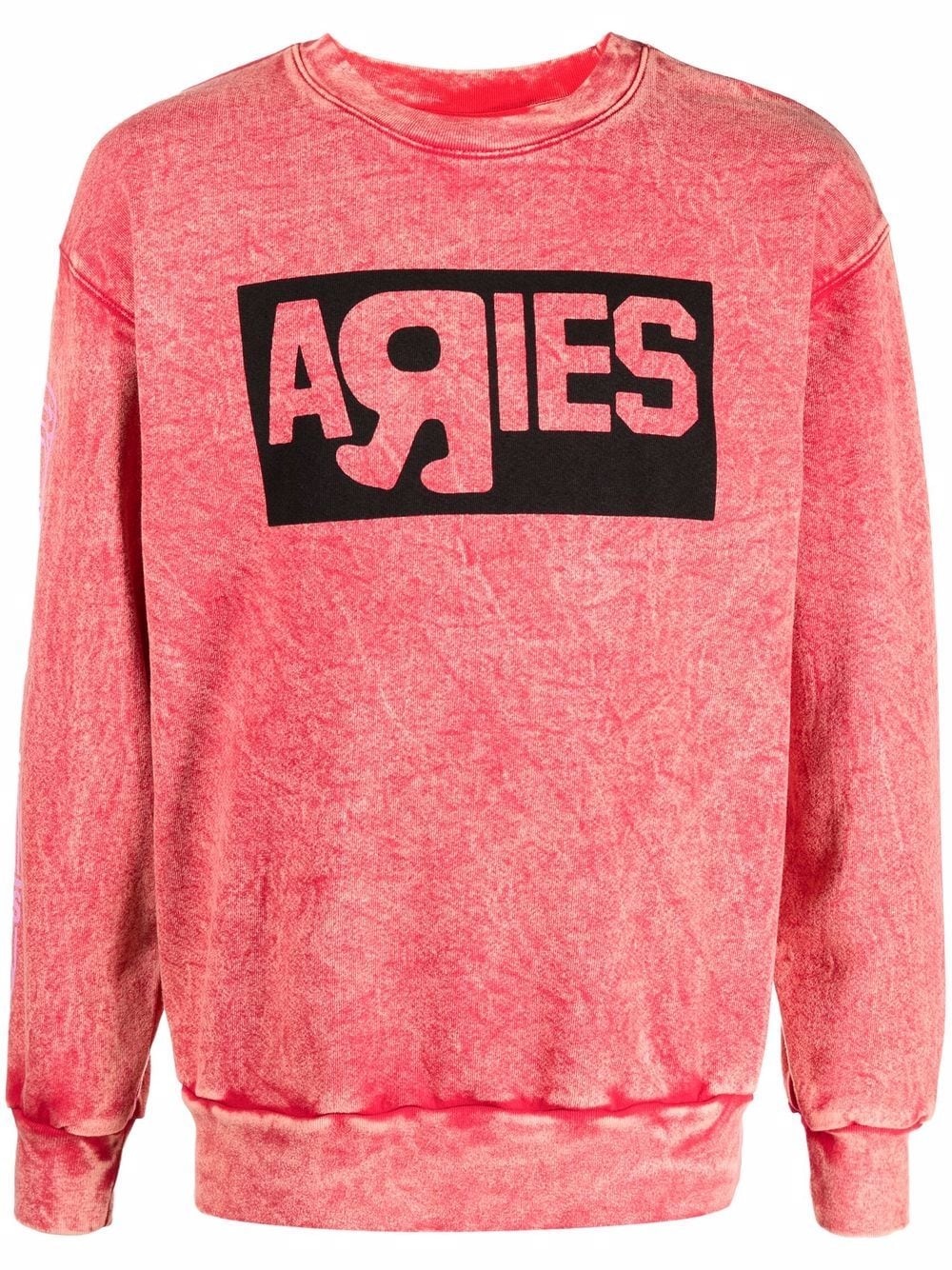 logo print sweatshirt - 1