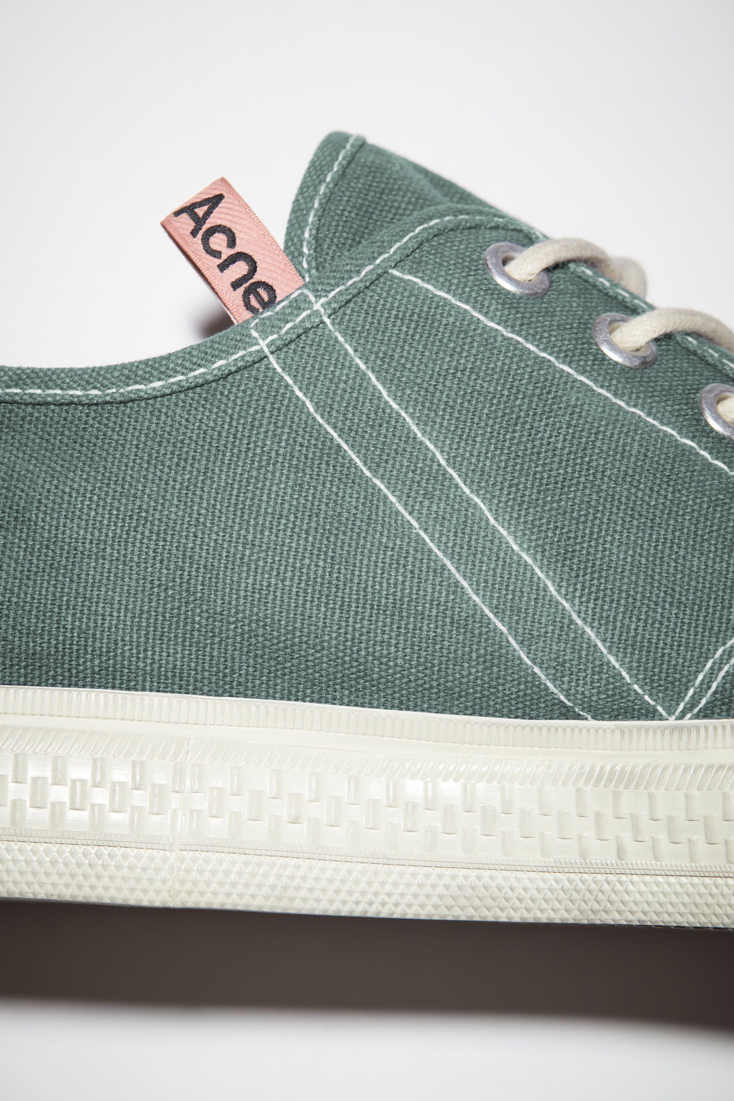 Canvas sneakers - Pine green - 5