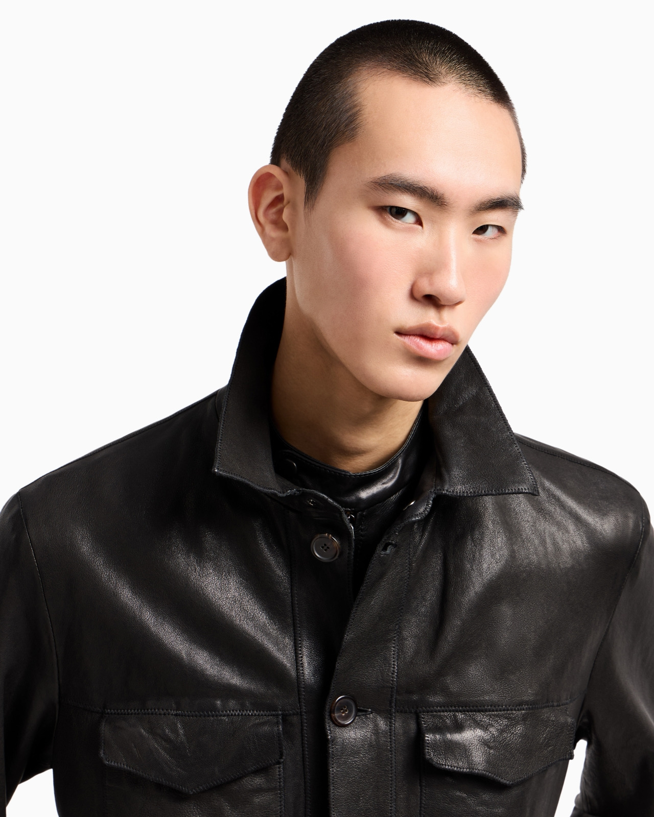 LAMBSKIN NAPPA LEATHER SAFARI JACKET - 5