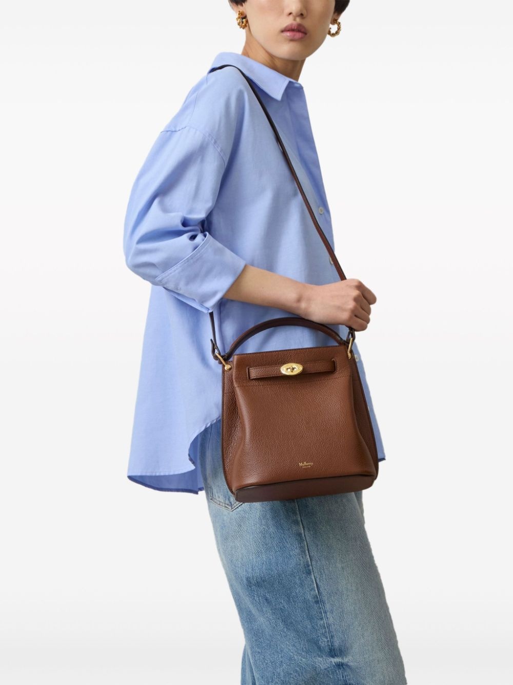 small Islington leather bucket bag - 2