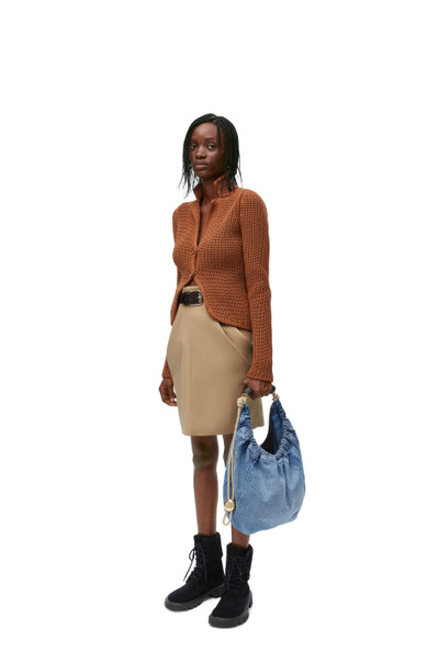 Loewe Draped skirt in cotton outlook