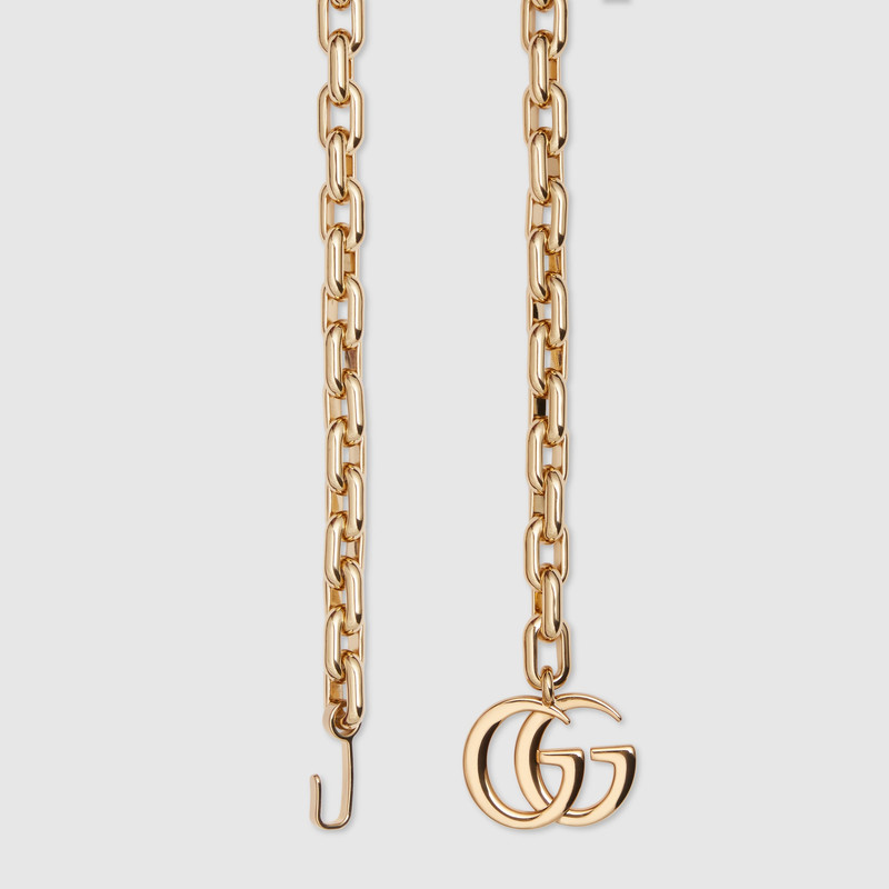 GUCCI Charm double chain belt outlook