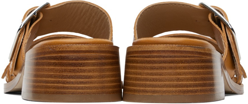 A.P.C. Tan Aly Heeled Sandals outlook