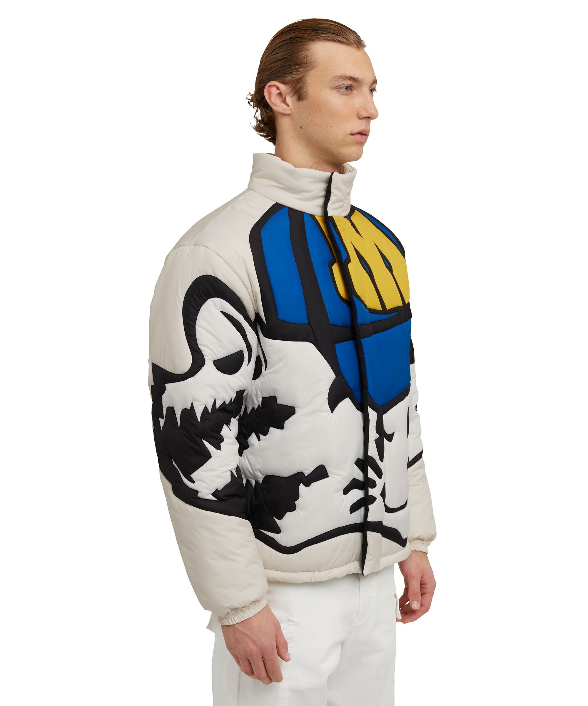 Down jacket decorated with mascot - 4