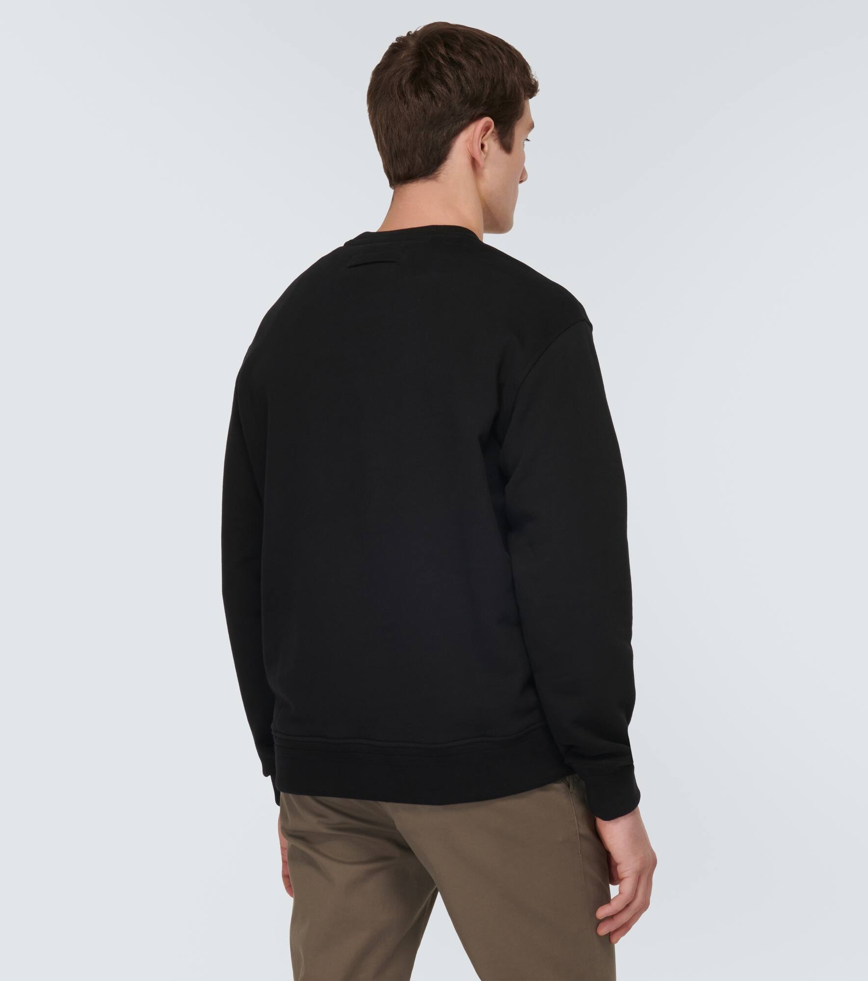 Logo cotton jersey sweatshirt - 4