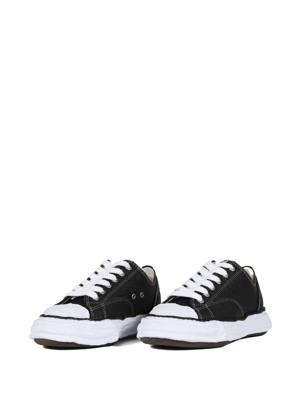 Peterson textured lace-up sneakers - 2