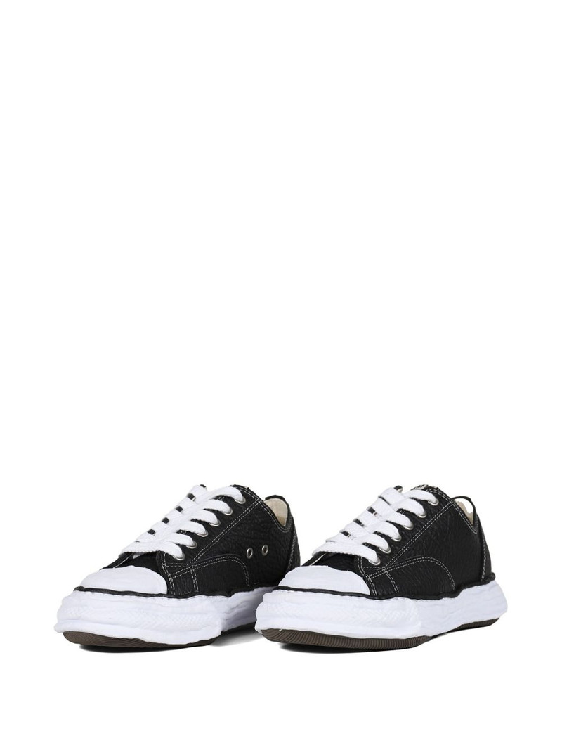 Maison MIHARAYASUHIRO Peterson textured lace-up sneakers outlook