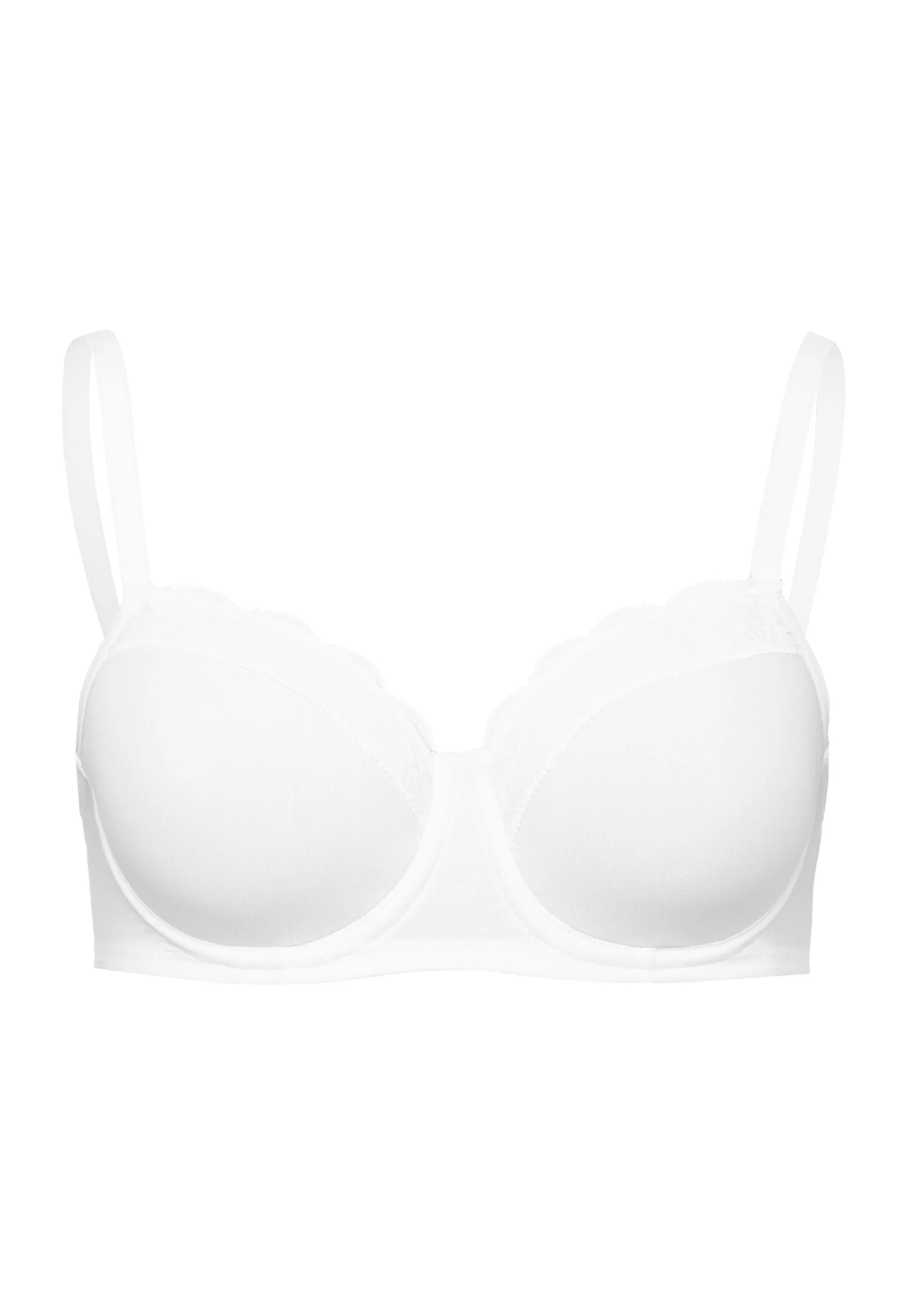 Cotton Lace Spacer T-Shirt Bra - 1