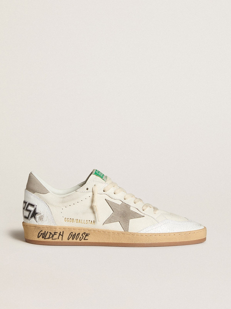 Ball Star in nappa leather with gray nubuck star and heel tab - 1