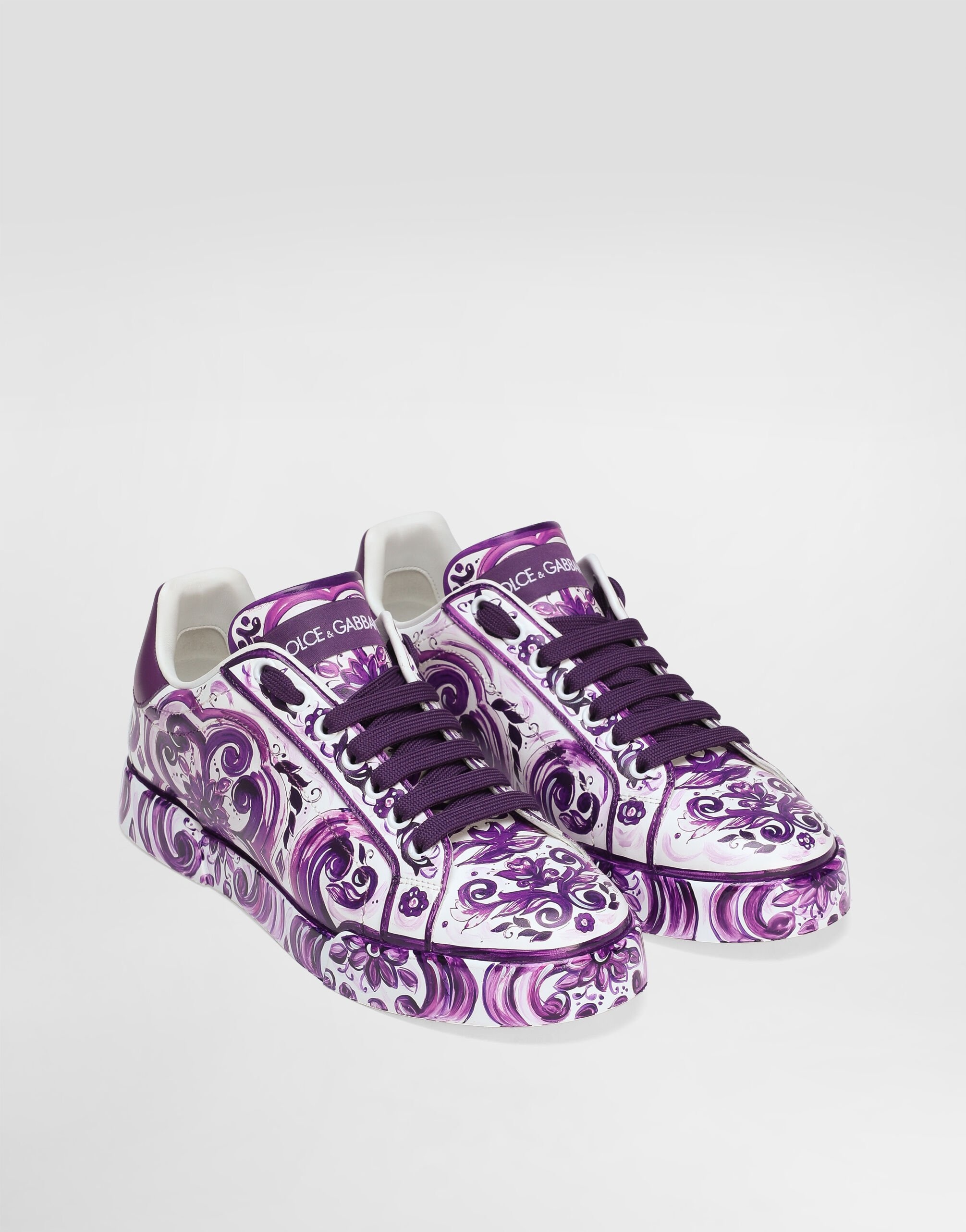 Majolica-print Portofino light strobel sneaker - 2