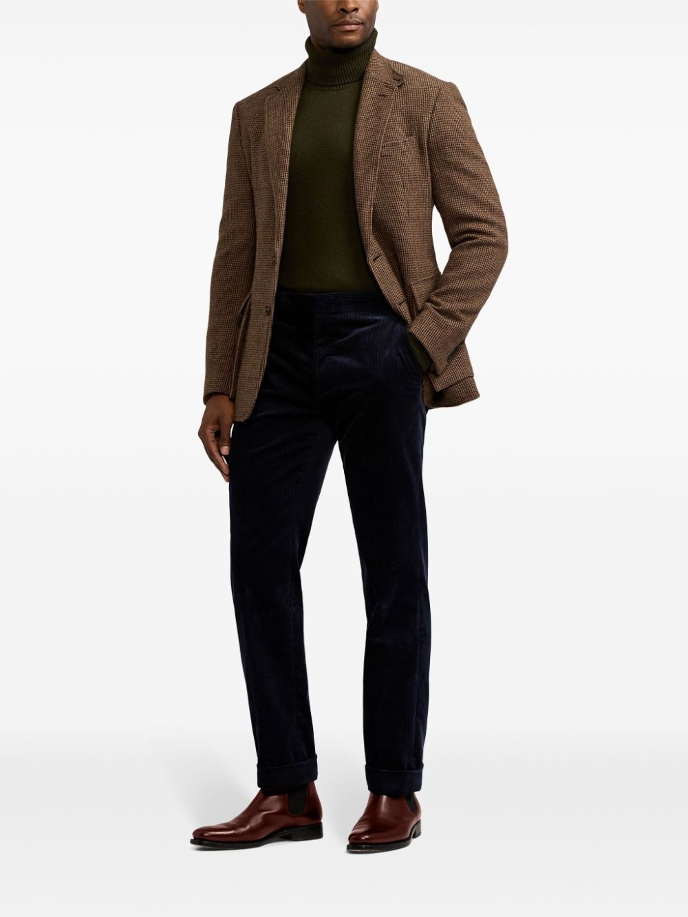 checked blazer - 2