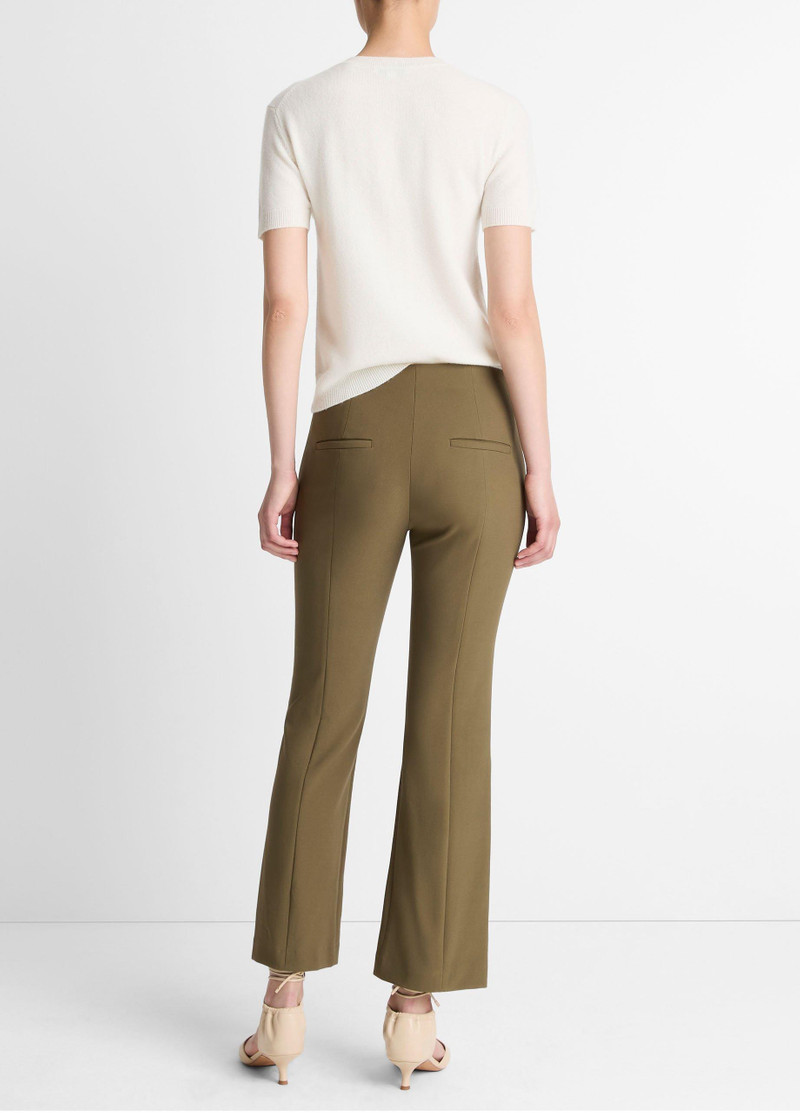 Vince Niki Mid-Rise Pintuck Crop Flare Pant outlook