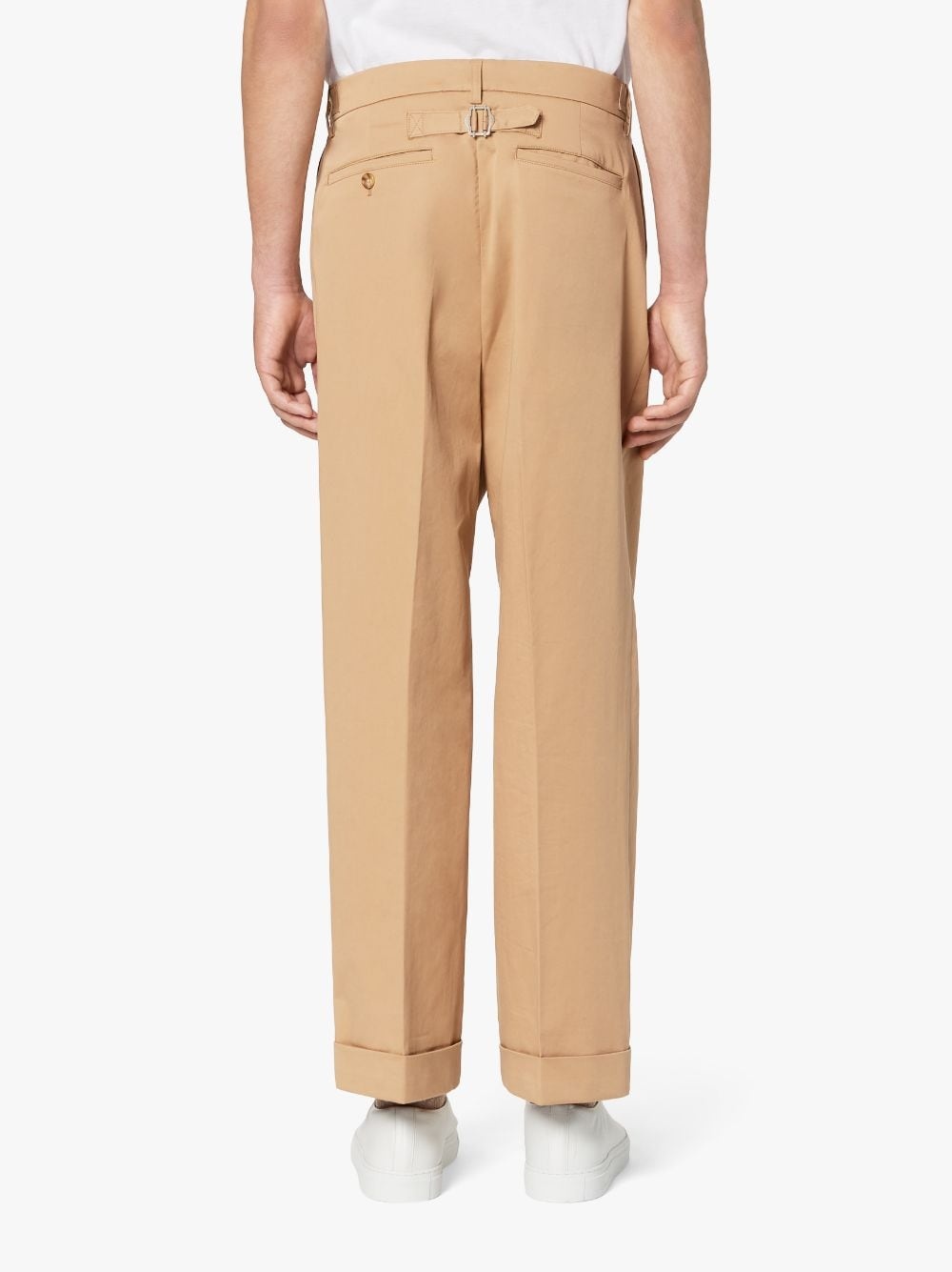 MIZZLE BEIGE COTTON CHINO TROUSERS | GTM-100 - 4