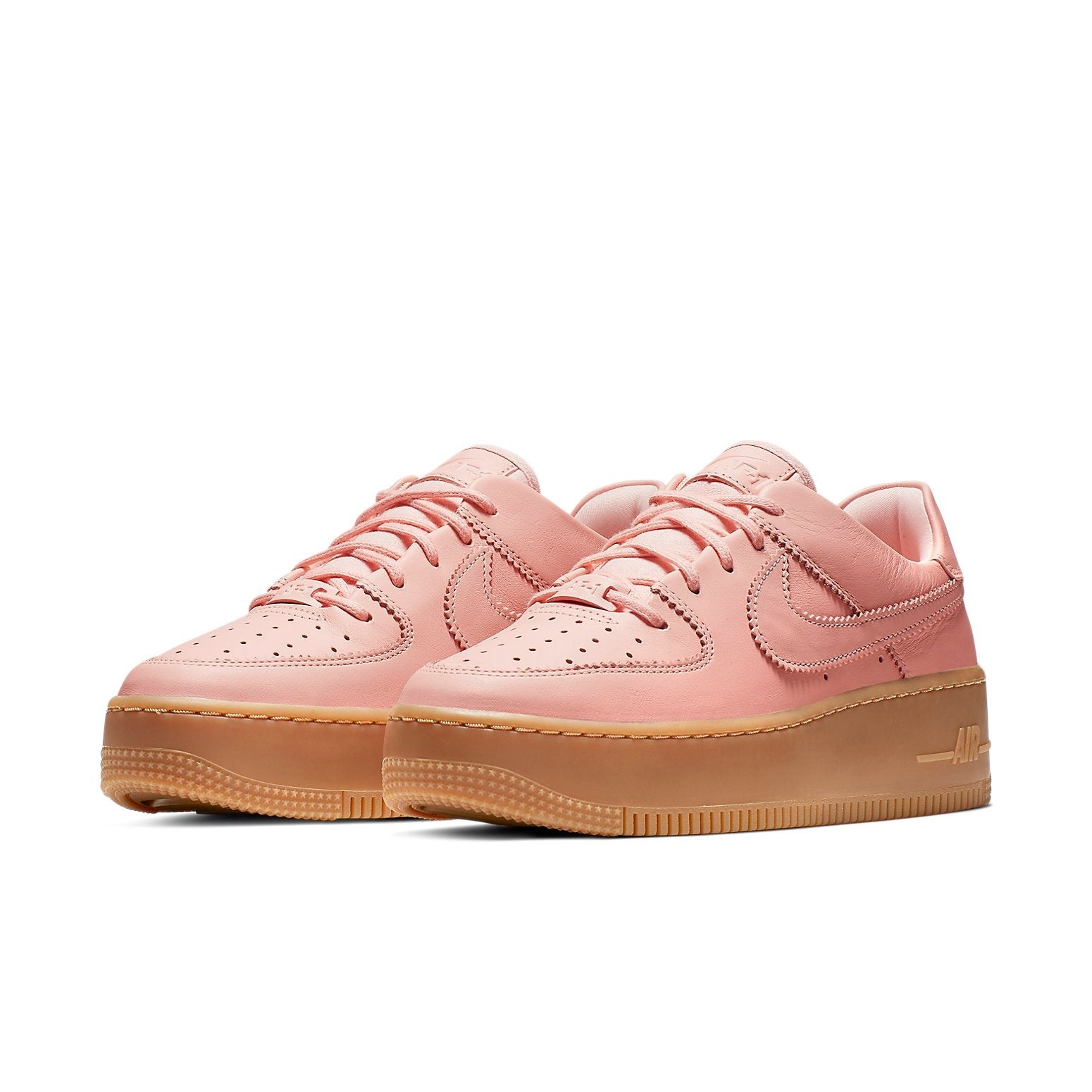 Nike (WMNS) Nike Air Force 1 Sage Low 'Coral Gum' AR5409-600