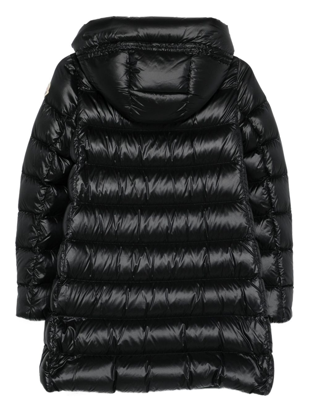 hooded quilted coat - 2