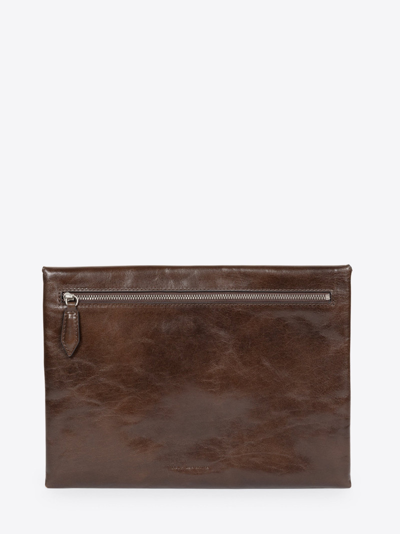 LARGE LEATHER ENVELOPE POUCH 4