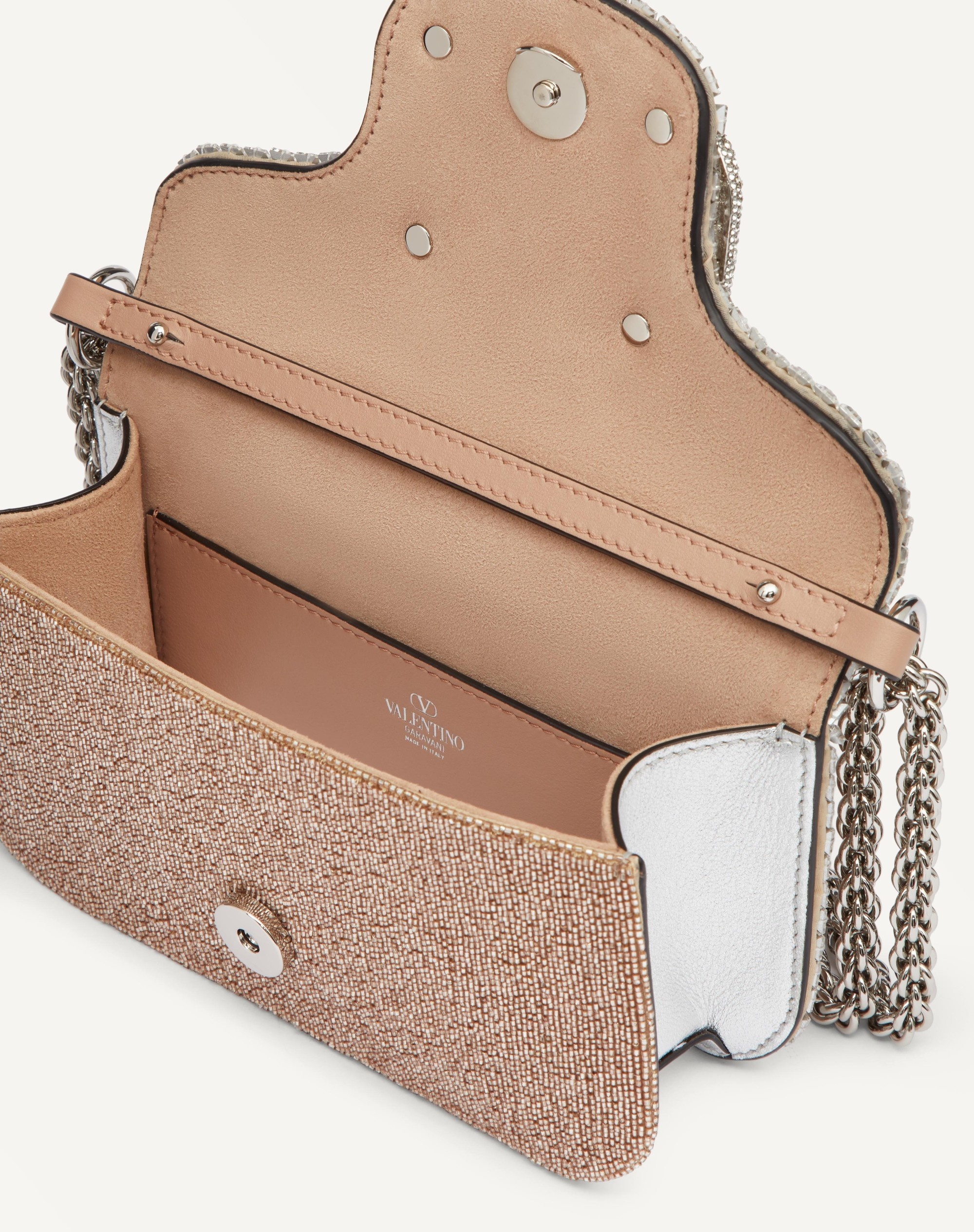 VALENTINO GARAVANI LOCÒ EMBROIDERED SMALL SHOULDER BAG - 6