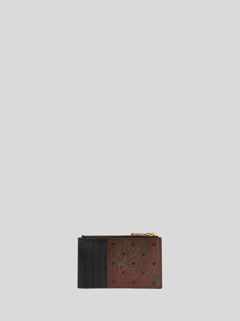 Etro PAISLEY CARD HOLDER WITH ZIP outlook