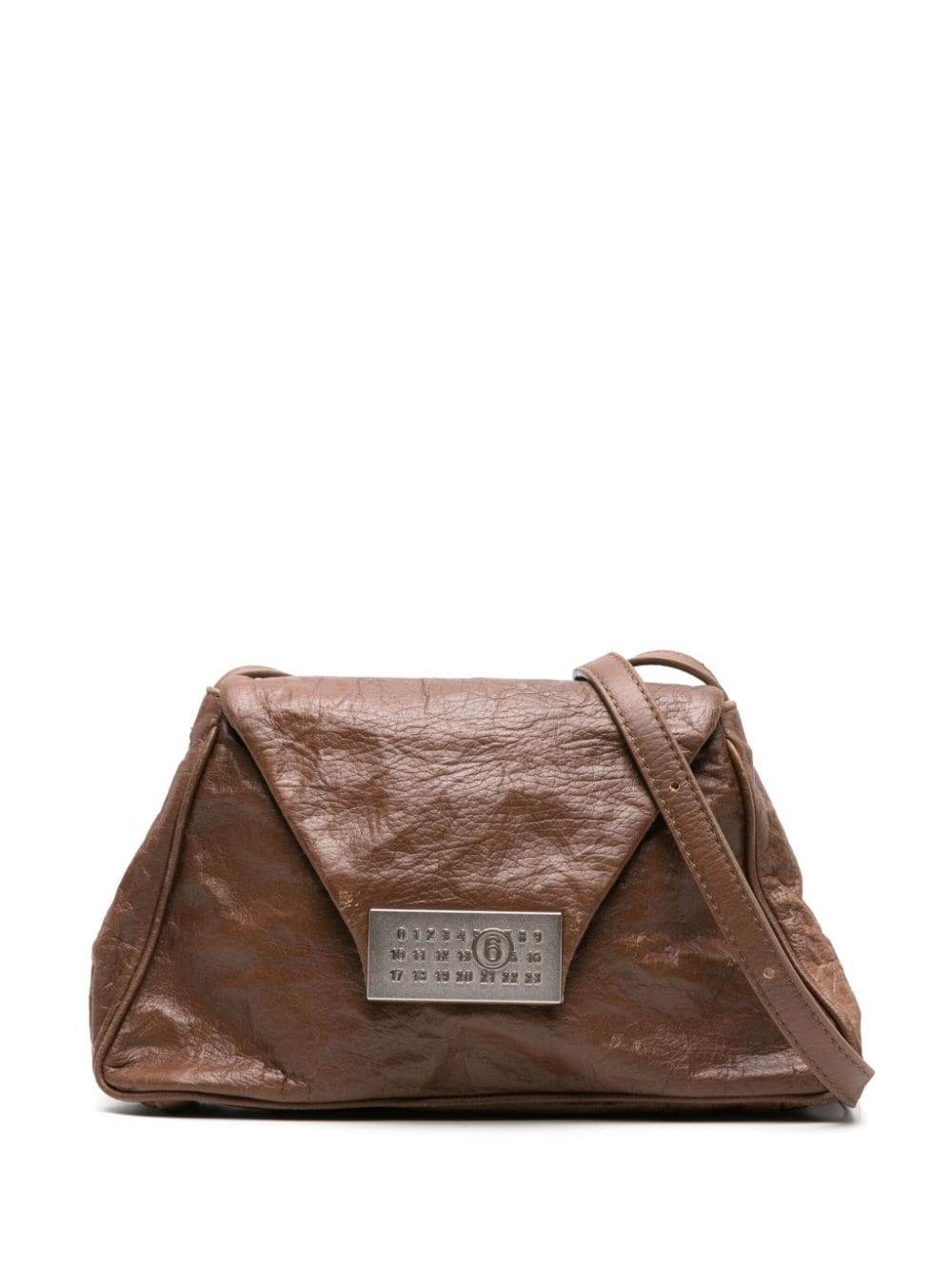 Numeric leather crossbody bag - 1