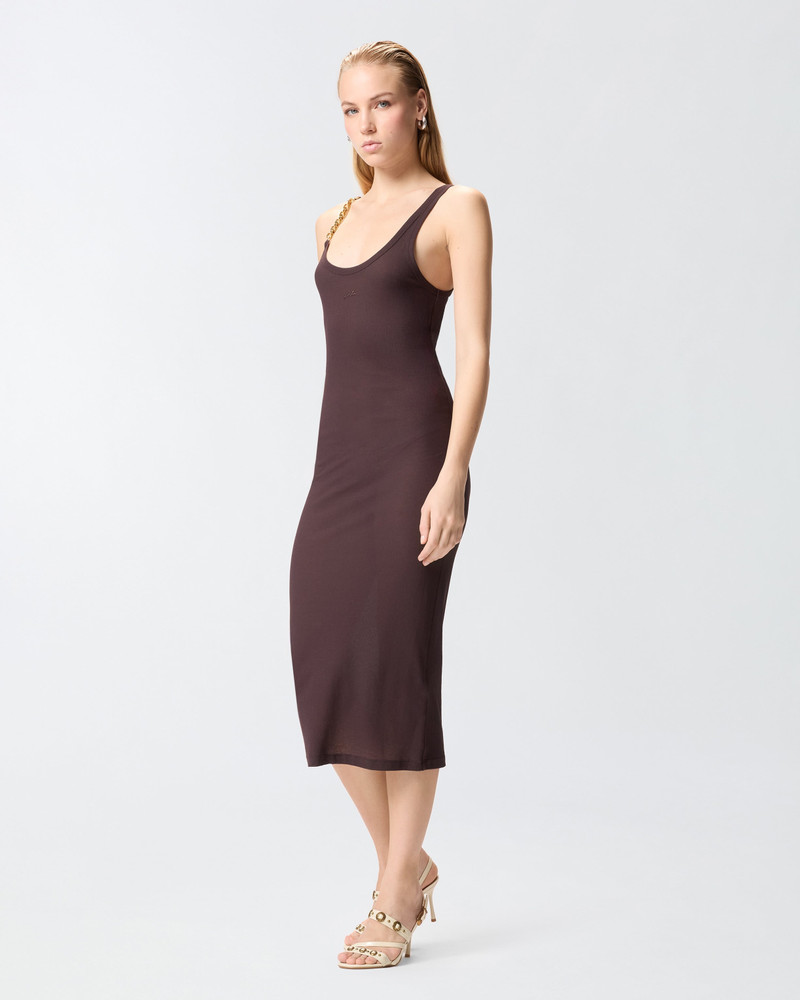 SLIM-FIT MIDI DRESS WITH JEWEL STRAP 3