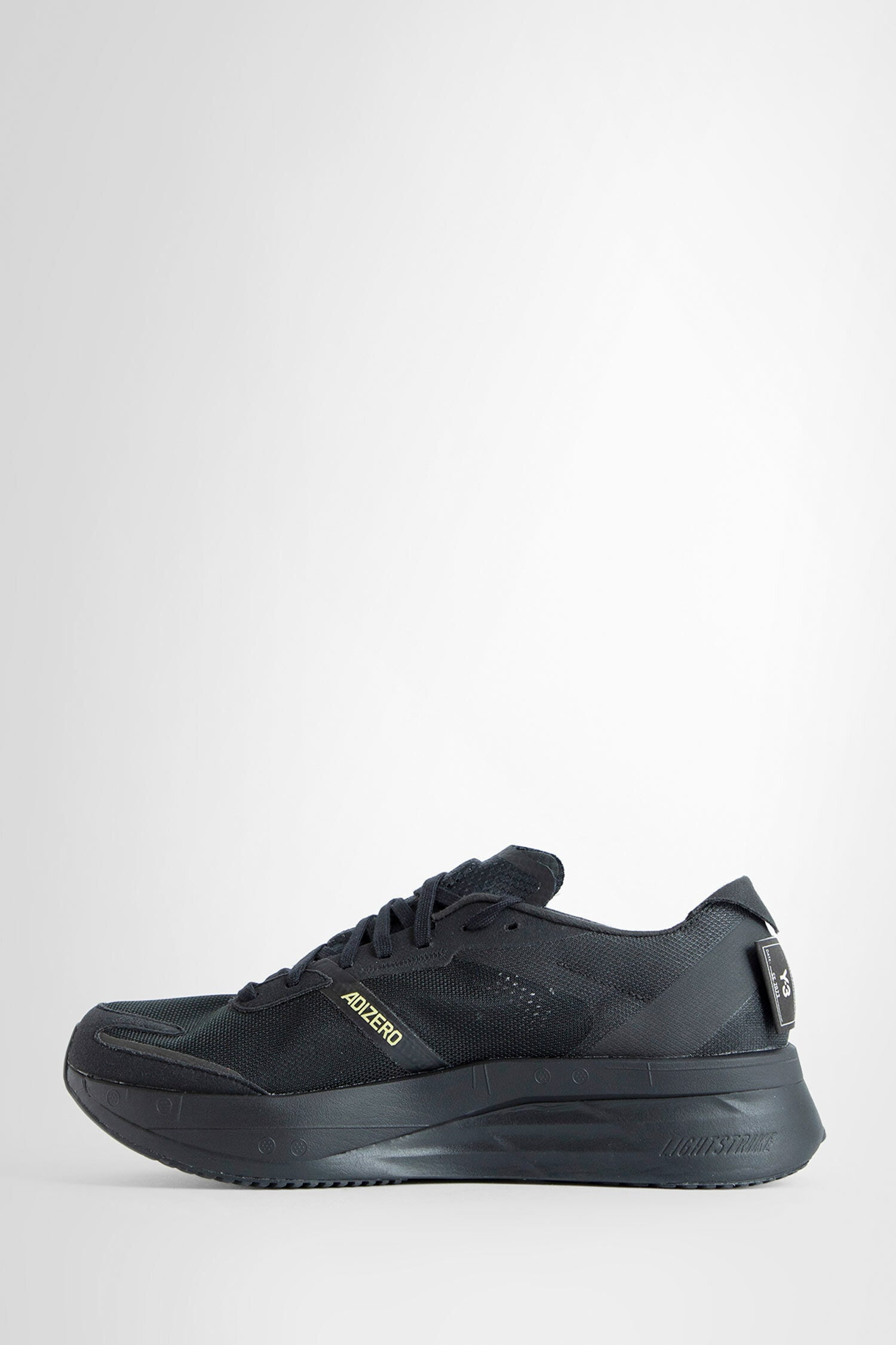 Y-3 UNISEX BLACK SNEAKERS - 4