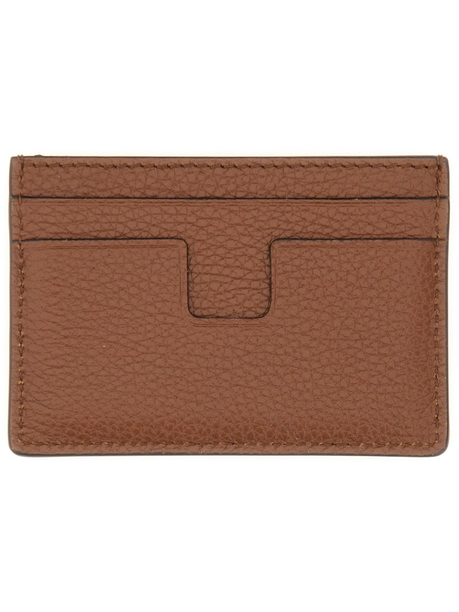 T LINE CLASSIC LEATHER CARD CASE - 2