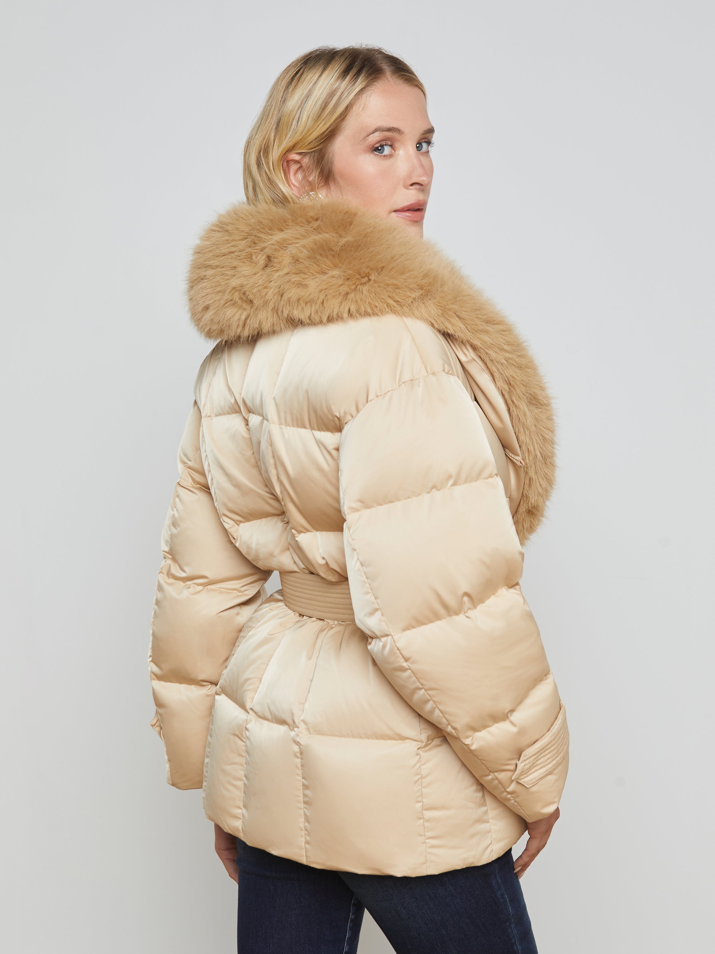 Vail Faux Fur Down Coat - 5