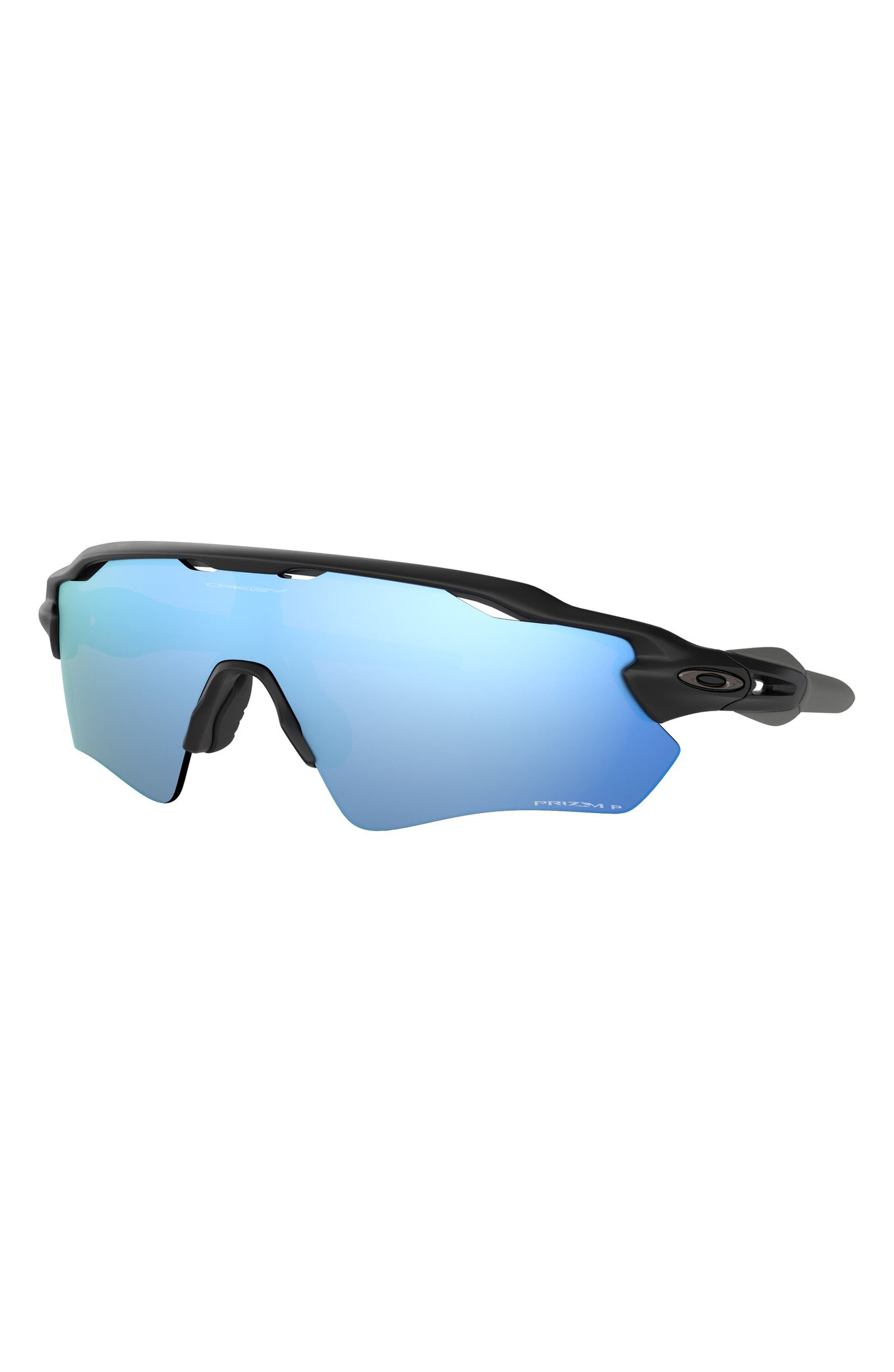 Oakley Radar® EV Path® 38mm Polarized Prizm™ Wrap Sunglasses in Black at Nordstrom - 3