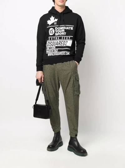 DSQUARED2 tapered cargo trousers outlook