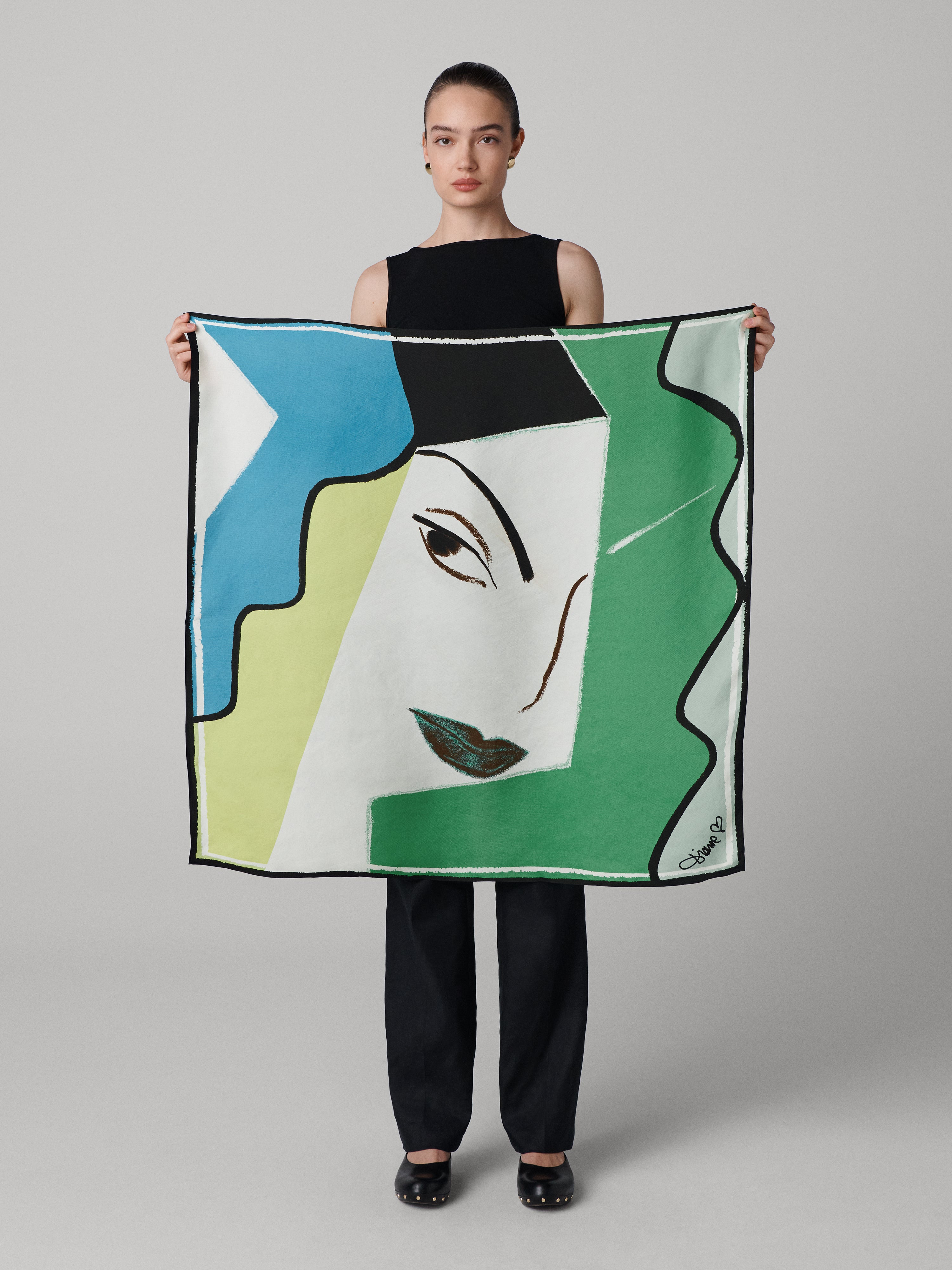 Flag Silk Scarf - 3
