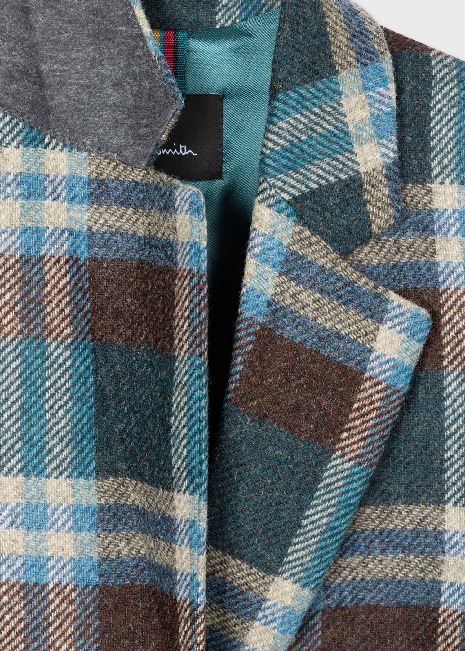 Tartan Wool Epsom Coat - 2