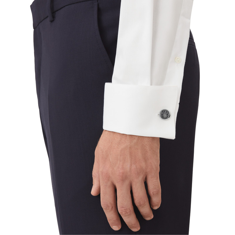 Montblanc Cufflinks Meisterstück the Origin Collection blue outlook