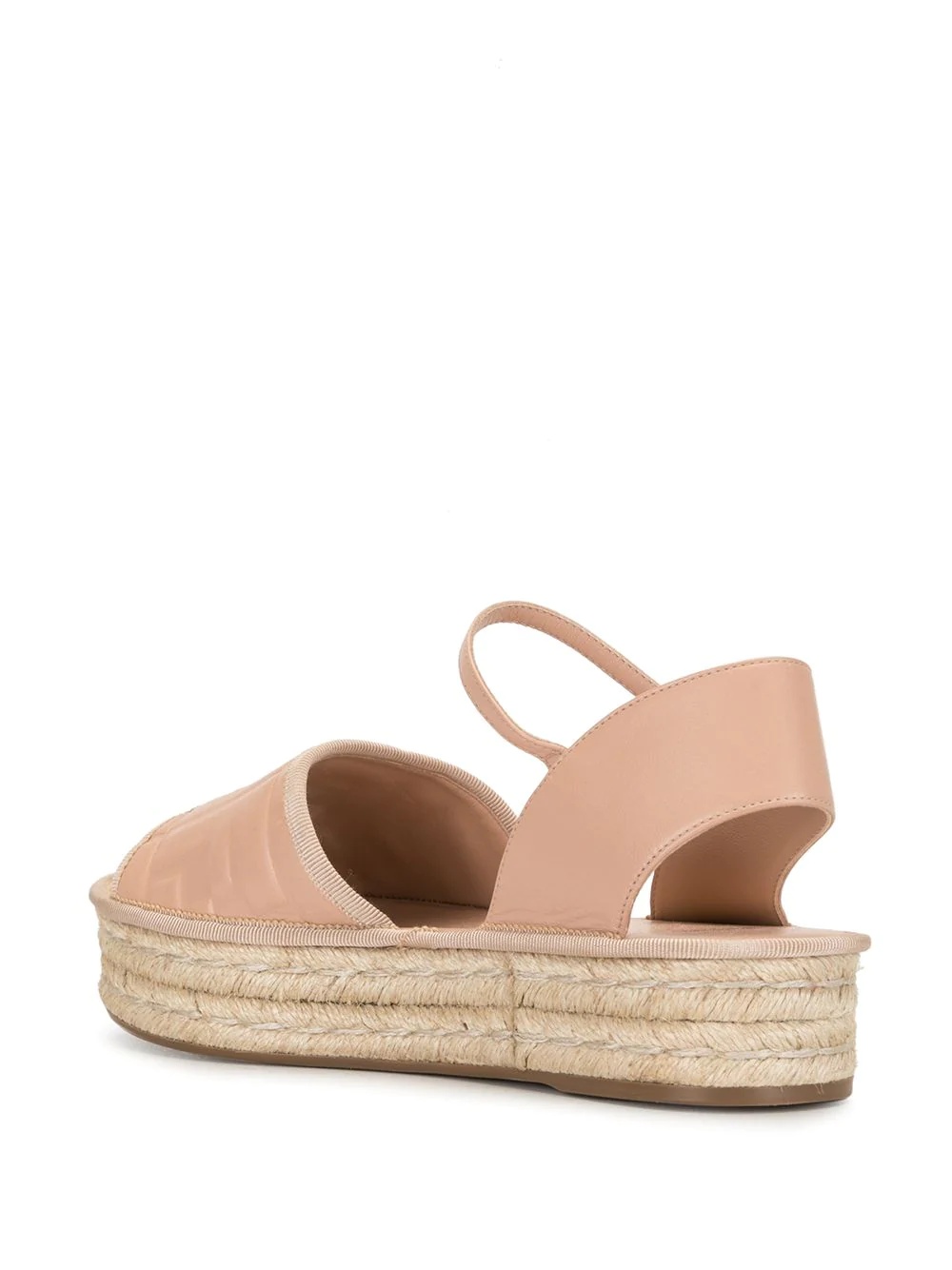 raffia sole sandals - 3