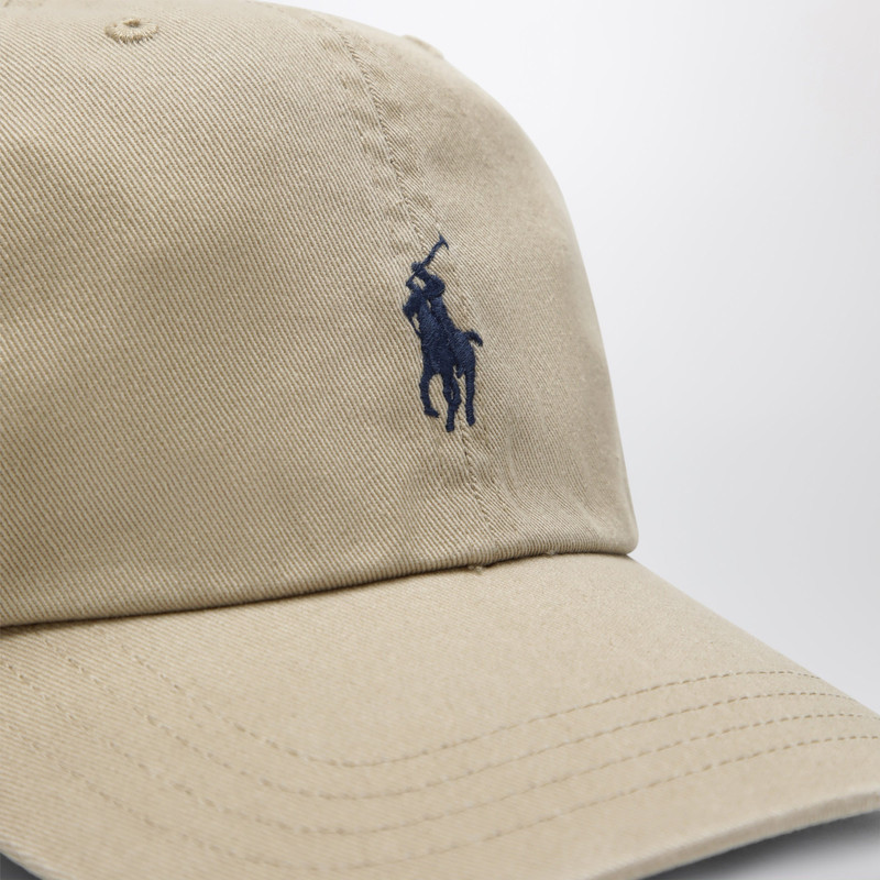 Polo Bear khaki cotton baseball cap 4