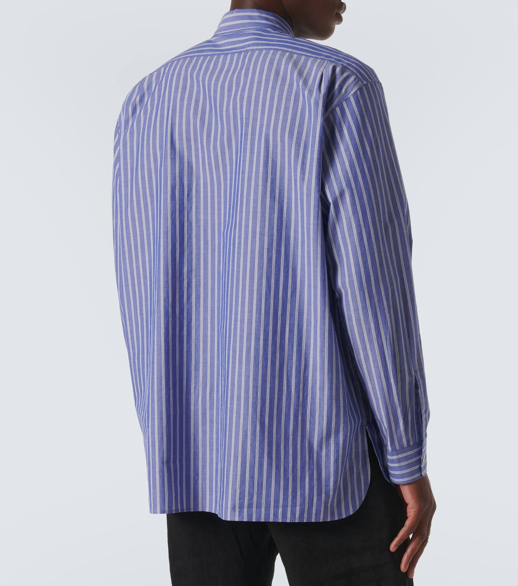 Bresson striped cotton poplin shirt - 4