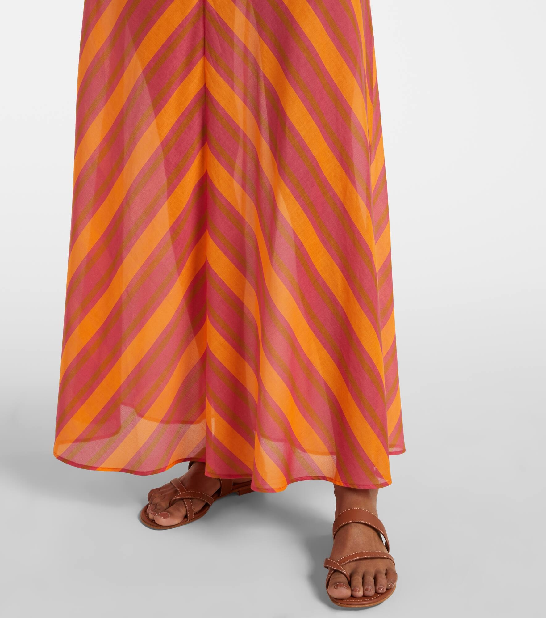 Neree printed cotton voile maxi dress - 5