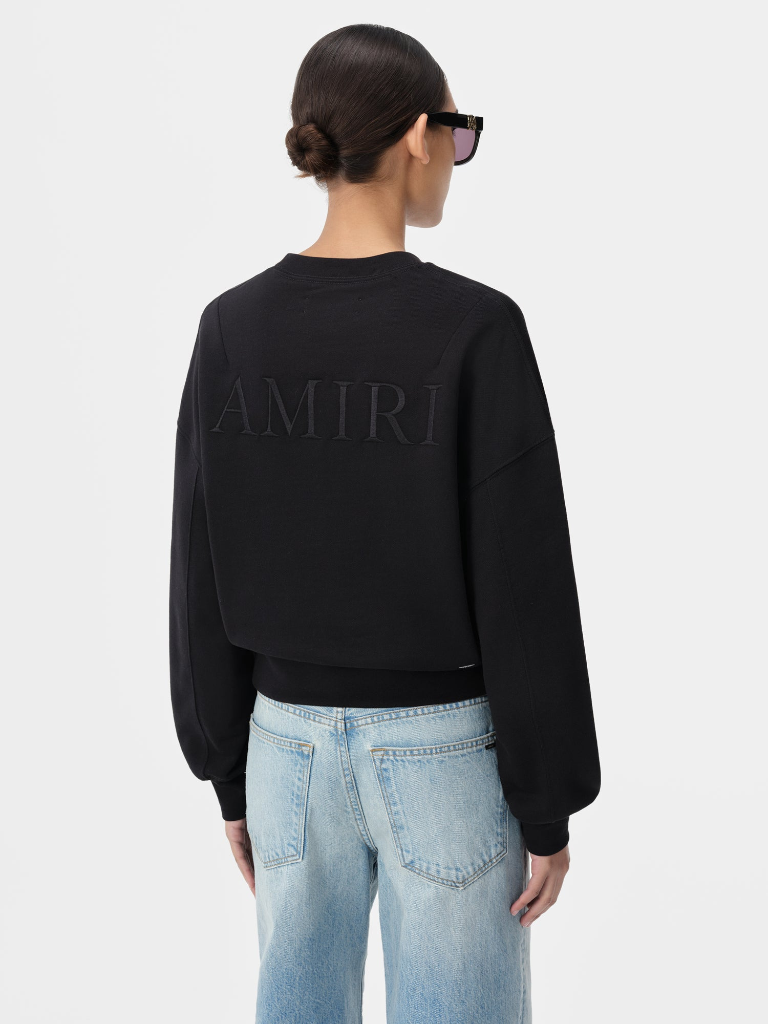 WOMEN'S AMIRI EMBROIDERED CREW - 5