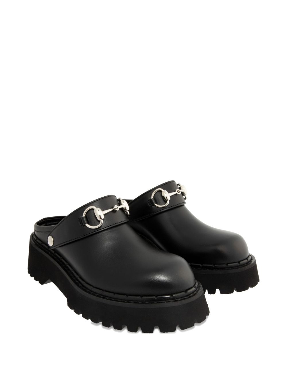 horsebit platform mules - 2