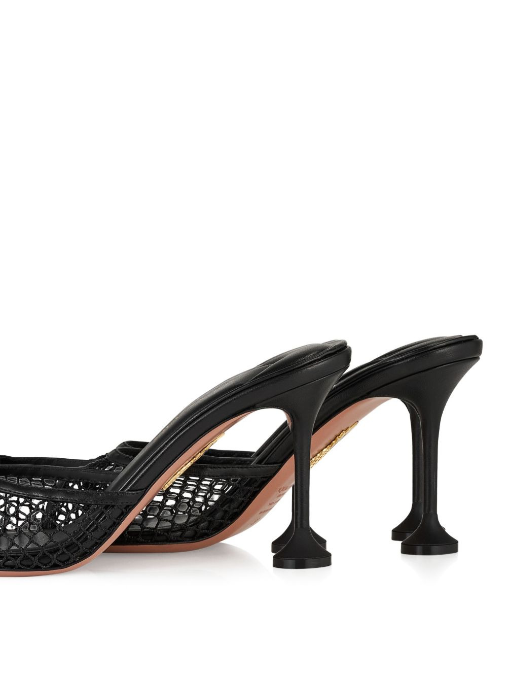 mesh-panel pointed-toe sandals - 3